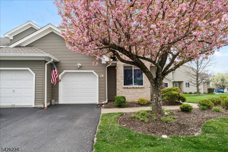Gorgeous & Pristine End Unit nestled in desirable Indian Field community in the scenic setting of Hardyston Township.  This beautifully maintained 3 bedroom, 2 1/2 bath end-unit townhome offers a perfect blend of style, comfort and thoughtful upgrades. Step inside to an inviting open floor plan highlighted by elegant trim work and abundant natural light. The formal living room features vaulted ceilings and a stunning picture window. A formal dining room provides the perfect space for entertaining, while the adjacent family room boasts vaulted ceilings and a cozy gas fireplace. The updated kitchen offers ample cabinetry, granite countertops, center island, and newer Frigidaire stainless steel appliances, including a natural gas range. Sliding doors lead to a spacious rear deck, ideal for outdoor dining or relaxing. Upstairs, the expansive primary suite includes a walk-in closet and a private en-suite bath with jetted tub and separate walk-in shower. A generously sized second bedroom features its own en-suite full bath. Fully finished walkout basement adds valuable living space, including a third bedroom and an oversized recreation room with direct access to the backyard. Enjoy a range of amenities, including community pool, tennis courts and clubhouse. Highlights include a one-car garage, newer furnace and central air (approximately 2 years young), luxury vinyl floors throughout, tons of storage and low HOA fees. This exceptional sun filled home truly has it all. Welcome Home!