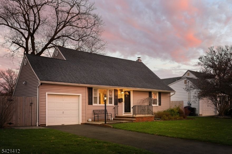 Don't miss this exceptional opportunity to own a beautifully maintained 4-bedroom Cape Cod home nestled in a charming neighborhood. This warm and inviting residence offers an ideal blend of comfort, style, and convenience. Step inside to a bright, welcoming living room featuring a large picture window that fills the space with natural light, complemented by a stunning modern floor-to-ceiling gas fireplace. The updated kitchen is designed to impress, showcasing stainless steel appliances, sleek granite countertops, and ample cabinetry. The first floor offers two well-appointed bedrooms and a full bathroom, providing flexibility for guests, home office space, or convenient one-level living. Upstairs, you'll find a spacious primary bedroom, an additional fourth bedroom, and a second full bathroom. The expansive, partially finished basement adds even more living space with a generous recreation room and dedicated laundry area perfect for entertaining or relaxing. Outside, enjoy your own private backyard retreat featuring two patios, one complete with a charming gazebo. A quaint storage shed and attached one-car garage add both functionality and convenience. Ideally located near schools, town amenities, and transportation, this home perfectly combines timeless charm with everyday convenience.