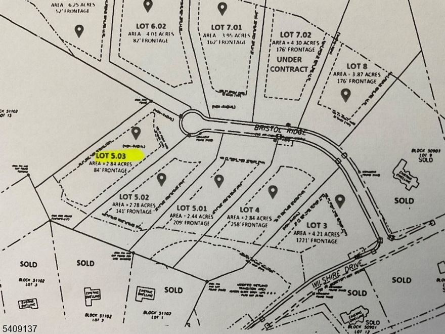 This is your chance to build your dream home in Boonton Township! This  beautiful lot (# 5.03) located in development of Stonehenge at Boonton Township, has the septic and well already installed. NYC views. Utilities at the curb, gas is in the street, electric, Cablevision and Verizon available. MOUNTAIN LAKES HIGH SCHOOL and in a neighborhood of 2 million plus estate homes.