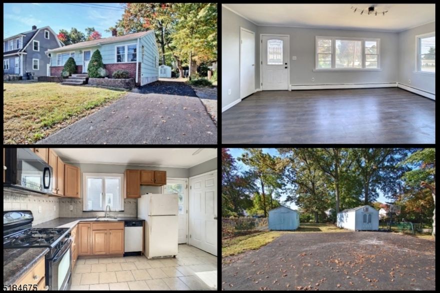 Yes, an affordable home in Morris Twp! This 3 bedroom 1 bath ranch is not only a reasonable price, but also has low taxes. Enjoy a flat yard with 2 sheds and a newly paved driveway and parking area. You will love the hardwood floors, granite counters in the kitchen, and all appliances are included. The full basement offers plenty of storage.  The location is convenient to 287 plus downtown Morristown, shopping, supermarkets, etc.