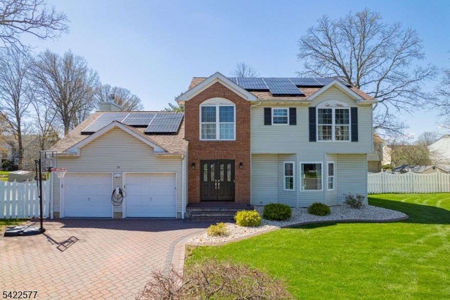 Nestled on a quiet cul-de-sac, this well-maintained 4-bedroom, 2.1-bath home offers a functional layout and thoughtful updates throughout. Set on a 77 x 100 lot, the first floor features a formal dining room, a living room, a comfortable family room, a kitchen with granite countertops, and a conveniently located laundry room. The second floor includes a spacious primary suite with a full ensuite bath and walk-in closet, along with three additional bedrooms and a full hall bath. A fully finished basement provides a versatile recreation area, storage space, and a utility room, while the home also offers additional storage: 2 attics accessible by pull-down stairs. Additional highlights include a fenced rear yard, a newer roof, windows, and doors, plus the added peace of mind of two sump pumps and a French drain system. Solar panels owned and not leased help reduce electric costs, adding long-term value and efficiency. Don't miss the opportunity to make this home your own schedule your private showing today.