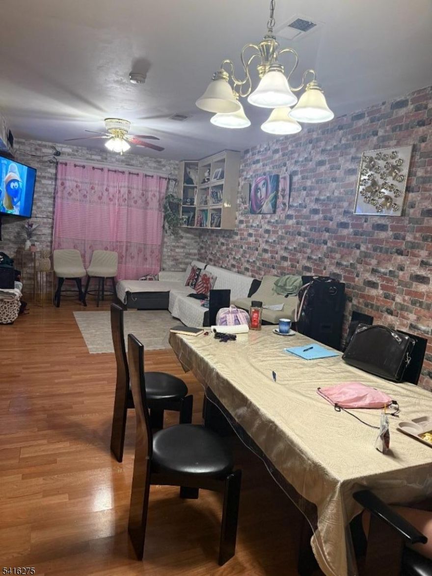 Welcome to a great single family home with x large backyard, livingroom dining rm kitchen, hardwood floors, finished full walkout basement with central Air.  Across from grammar school.  Near public transportation,and major highways to anywhere in the tristate area and NY.