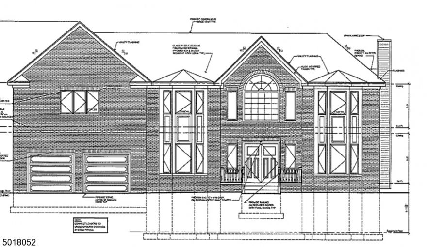 Comp Purposes only........Subdivision of 11 homes 4 lots left.  This current home,  Double story foyer with 9 foot ceilings on first floor and hard wood floors on first. Large kitchen with plenty of cabinets, granite counters open to Family room with gas  fireplace.  Double coat closet. Second floor has generous size bedrooms and 2 full baths.  Full Basement with high ceilings. 2 zones of air conditioning and 2 zones of gas heat. Another model has 4 full baths approx 4400 square feet at 850,000. The One on Evan Court has key box on for model use but is sold.