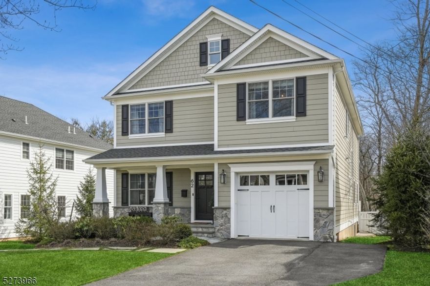 GORGEOUS CUSTOM BORO COLONIAL! Built by Menza and Beissel, this 5 bdrm/4.1 bath home combines modern day living with elegance & functionality all within steps of downtown Chatham, train & highways. Upon entering the home, you'll notice the 8" wide plank, white oak flooring throughout the first floor. The dining rm offers ample storage w/ built in cabinetry & is a comfortable space for gatherings. The gourmet open concept kitchen has a large center island with walnut top, white quartz countertops & breakfast nook w/ built-in banquette. Outfitted w/ a Viking refrig. & 48" Wolf gas range, it's perfection for the discerning chef.  The family room, with an abundance of natural light, is a cozy & inviting space with gas fireplace & features more custom cabinetry for storage & display options. As you walk up to the second floor, the beautiful millwork that adorns the stairwell, adds architectural interest to the overall aesthetic of the home. The primary ensuite is the perfect retreat w/soaking tub, double vanity, stall shower & walk-in closet.  3 additional bedrooms, one ensuite, hall bath & laundry rm complete the second floor.  The lower level is finished with more living space, storage, an additional bedroom & full bath, perfect for guests. The large, level fenced in, terraced backyard is equipped with deck & retractable shade awning & is professionally landscaped. A sports court offers endless hours of entertaining. With many more upgrades, 62 Hedges is surely not to be missed!