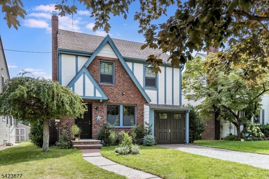 Location, location, location! Ideally situated on a quiet, idyllic street in the heart of Bloomfield?s sought-after Brookdale section, this lovingly maintained Tudor with a brand-new roof offers a truly special setting directly across from Brookdale Park. Step out your front door and enjoy immediate access to one of the area?s most treasured green spaces. The first level features a welcoming living room, formal dining room, eat-in kitchen, and a light-filled family room overlooking the private, fenced backyard. The kitchen opens to a lovely patio, perfect for morning coffee, outdoor dining, or entertaining. A newer powder room completes this level. Upstairs, you?ll find three spacious bedrooms and a full bath. The newly finished attic, complete with staircase access, provides excellent bonus space ideal for a family room, rec room, or home office. The finished basement adds even more flexibility, offering additional living space, a possible fourth bedroom, and a separate laundry room. Additional highlights include an attached one-car garage, private outdoor space, and an unbeatable Brookdale location close to parks, shops, dining, and transportation. Don't miss this one!