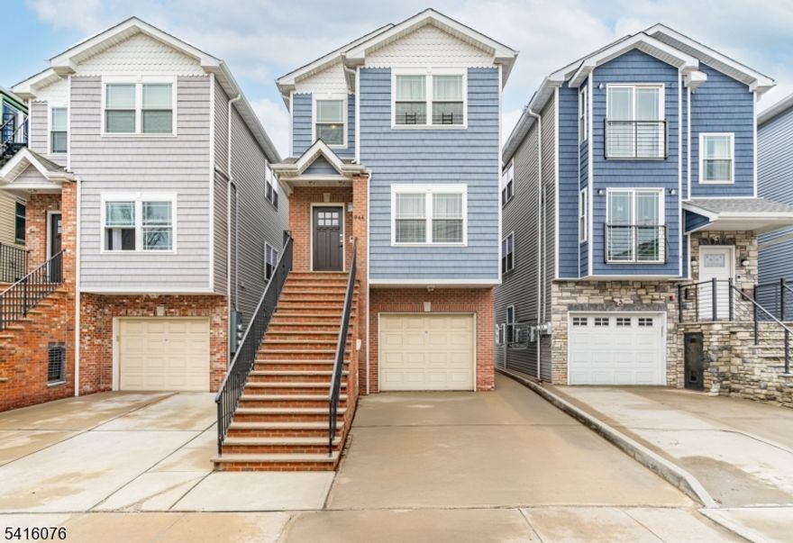 Newer-built semi-custom two-family located in a desirable section of Elizabeth. Well maintained with hardwood floors, central air, and open-concept living and dining areas. Modern kitchens, spacious bedrooms, and excellent natural light throughout. Ideal for owner-occupants or investors seeking a low-maintenance property with strong rental potential. Conveniently located near transportation, shopping, and major highways.