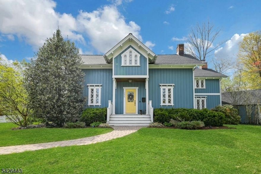 Set on a rare .72-acre property just a 6-minute walk to the train, 285 Plainfield Avenue is a historically charming and beautifully updated 4-bedroom, 2.5-bath home with a dedicated second-floor office in the heart of Berkeley Heights. Offering a seamless commute to NYC in under an hour, this home combines space, convenience, and modern living in one exceptional opportunity. Upstairs, in addition to four well-proportioned bedrooms, a dedicated home office provides the ideal work-from-home setup or flexible bonus space. The partially finished basement with a large finished bonus area adds exceptional versatility, perfect for a home gym, playroom, or media space, with additional room for storage or future customization. The expansive .72-acre lot offers outstanding outdoor potential ideal for entertaining, play, or creating your own private backyard retreat. Recent upgrades include security cameras and automated smart locks, adding modern convenience and peace of mind. Positioned for both accessibility and everyday ease, this home offers the best of suburban living with unmatched commuter convenience. With close proximity to downtown shops, dining, parks, and major commuting routes, this is a unique opportunity to own a move-in ready home with space, flexibility, and direct access to NYC.