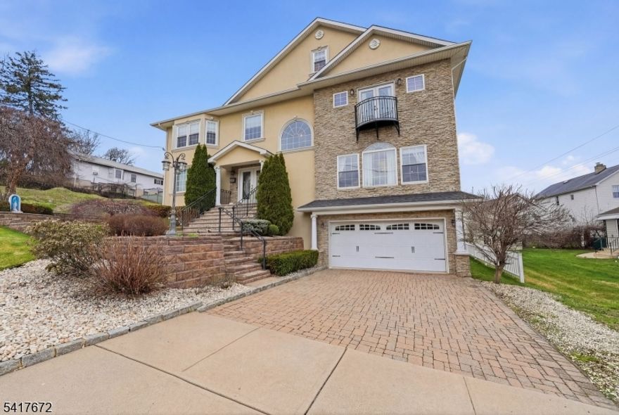 Exceptional newer construction Colonial nestled in one of Nutley's most desirable neighborhoods, offering the perfect blend of space, elegance, and modern functionality. This expansive residence features 5 bedrooms and 4.5 bathrooms, thoughtfully designed to accommodate today's lifestyle with both comfort and sophistication. From the moment you enter, you're welcomed by a seamless layout, generous room proportions, and abundant natural light that enhances every space. The home offers incredible versatility, including two expansive walk-in closets that provide exceptional storage, a dedicated pantry that enhances kitchen organization, and a custom-designed laundry area that adds both convenience and refined detail to daily living. The fully finished basement extends the living space even further, offering endless possibilities ideal for a private entertainment lounge, home gym, media room, or multi-purpose recreational area. Set on a well-sized lot, the property also features a private backyard perfect for relaxing or entertaining, along with a 2-car attached garage and ample additional parking. Ideally located near parks, schools, shopping, and major commuting routes, this home delivers both everyday convenience and an elevated lifestyle in a highly sought-after Nutley location. A rare opportunity to own a spacious, newer home where quality, comfort, and location come together seamlessly.