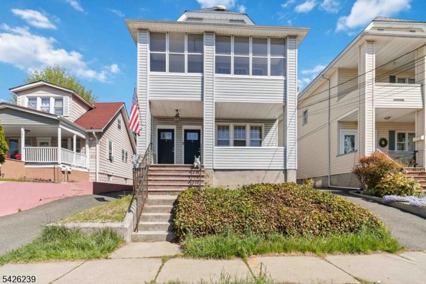 2-family home located in the sought-after Lakeview section of Paterson. Each floor offers 2 bedrooms, 1 full bathroom, a bright living room, formal dining room, eat-in kitchen, and an oversized pantry. Additional features include a walk-up attic, large partially finished basement, spacious backyard with storage shed and covered patio, and a long driveway providing plenty of off-street parking. Whether you are looking for an investment property or an owner-occupied home, this two-family house offers great potential. Conveniently located near major highways, public transportation, schools, shopping, and more. A must-see property with plenty of space and value. This property is sold strictly AS-IS. No credits will be given.  Buyer is responsible for all city inspections and CCO to close.