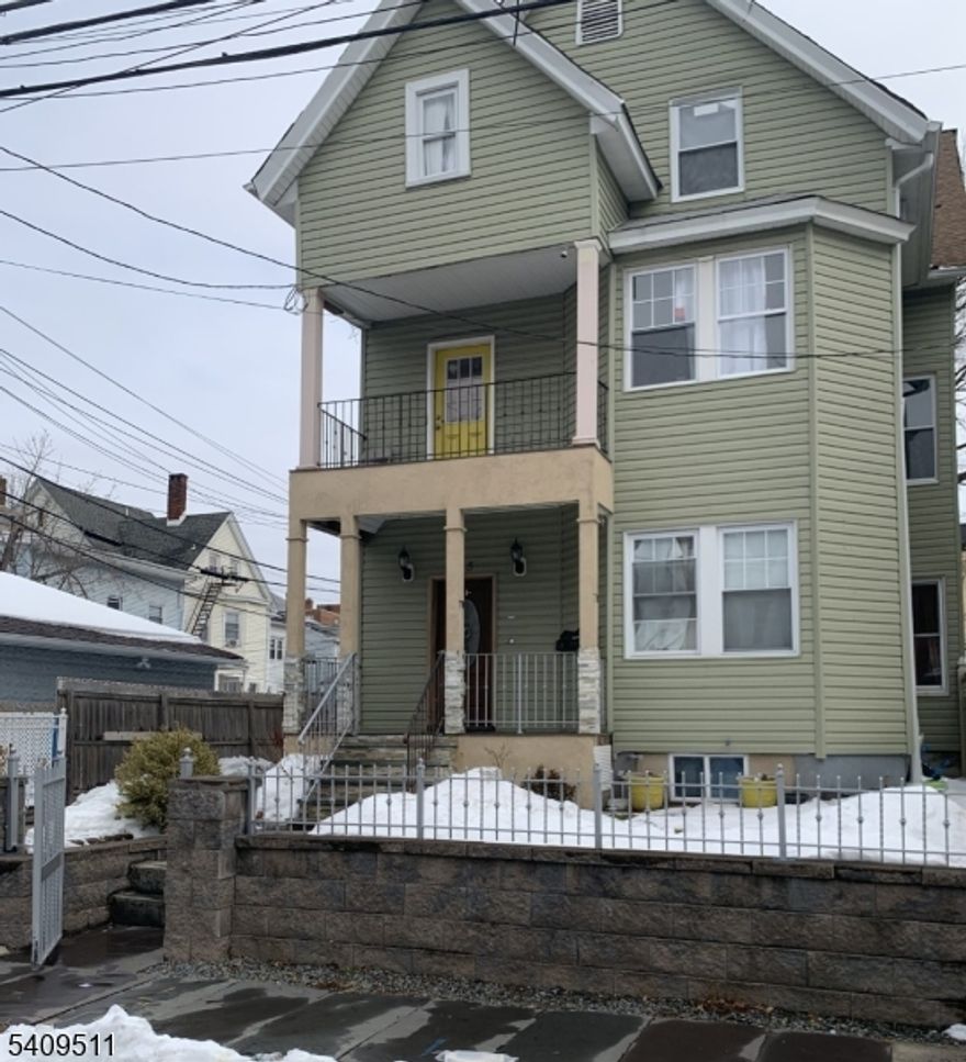 Spacious and renovated 3 family house in Paterson. Each unit features a living room, eat-in kitchen 3 bedrooms and a full bath. Finished basement features 2 rooms, a summer kitchen and a bath. Property has 1 car garage with driveway for up to 4 cars.