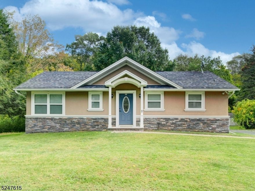 Check out this gem! This beautiful and updated ranch is situated on a 3/4 acre level lot and has a desirable open floor plan. This home will please all as it is well maintained and move in ready. The kitchen has white cabinetry, stainless steel appliances, granite countertops and huge island. Spacious living room features an electric fireplace and sliders that lead to trex deck/backyard. Expect to be impressed by the newer master bathroom boasting huge shower, soaking tub & dual vanity. The full basement has so much potential and is ready for your finishing.Other features include LVP flooring & updated powder room Conveniently located mins to shopping & restaurants(International Trade Zone is very close by). Perfect commuter location close to Routes 206, 46, 80 & 10. QUICK CLOSE AVAILABLE.