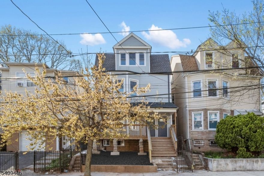 Welcome to this meticulously renovated over-sized 4 Bedroom, 1 Bathroom with Laundry Unit on the 1st Floor, offering access to the Shared Backyard and Front Porch Sitting Area. This Apartment is newly renovated, with an emphasis on quality craftsmanship and contemporary finishes. New Luxury Vinyl Flooring, Granite Counters, Kitchen Cabinets and Stainless Steel Appliances are some of the updates BOAsted in this Unit, complimented by Central A/C and Forced Hot Air. The property's exterior has also been Revitalized, inclusive of new siding, windows, and roof. Don't miss an exceptional opportunity to Rent a Fully Renovated Apartment in a Prime Location. nestled on a residential street, this unit offers tranquility while being conveniently located near major transportation routes. With easy access to I-280, Route 21, Route 1&9, as well as the Path and NJ Transit at Newark Penn Station, commuting to Hoboken or NYC is a breeze. Explore the vibrant neighborhood, where you'll find an array of delis, shops, and restaurants just moments away. PETS WELCOME!