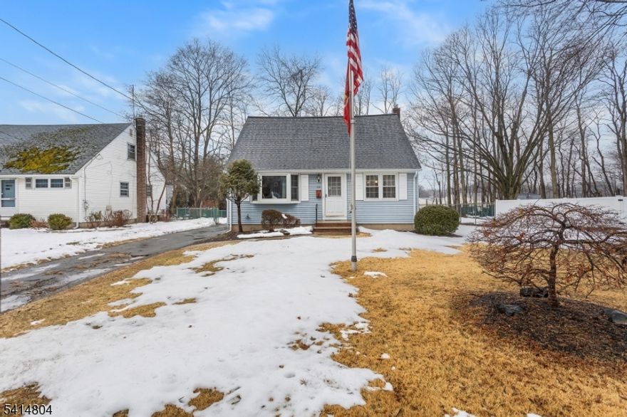 Welcome to this spacious 3-bedroom, 2-bath Cape Cod nestled on a quiet street in the heart of highly adored town of South Plainfield. This prime location home combines classic charm with incredible space and highly searched features. Inside find newly original refinished hardwood floors flowing seamlessly through most of the main level and brand new carpet upstairs, stairs and basement. The sun-drenched living room features a large bay window; on the other side is a spacious formal dining room. The large eat-in kitchen can comfortably fit several people. A first-floor bedroom and full bathroom offer ultimate convenience. The best part is unwinding on your private screened-in porch, the perfect spot for your morning coffee or summer evenings.Head upstairs to find two additional spacious bedrooms, both boasting large closets, alongside a second full bathroom. Need more room? The semi-finished basement provides excellent bonus living space, and storage space.Situated on a beautiful flat lot, the property includes a private driveway with ample parking. New roof and newer furnace/ central A/C means you can move in with confidence. You simply cannot beat this location! Leave the car at home, as you are just a few hundred feet from the highly rated South Plainfield Community Pool, local Park, and the beloved P.A.L. Recreation Building. 1 mile from Plainfield Golf Course. Top Rated Schools and easy access to public transportation and highways.