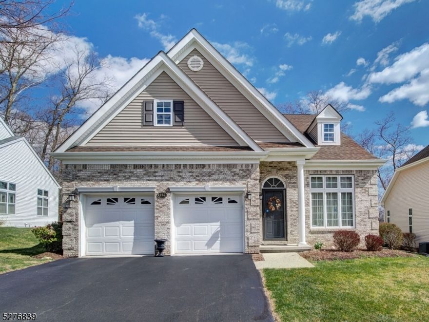 Welcome to Nolan's Ridge where you can enjoy resort amenities and live in a great location. This beautiful single-family residence offers more than you would expect from a 55+ active community. 3 Bedrooms and 3 Full Baths, this home is flooded with light from the moment you enter. Off the foyer, you will see an elegant and generously sized dining room, perfect for entertaining. The kitchen is spacious and features a separate dining area,  new refrigerator and center island. Family room is adjacent to kitchen and  boasts dramatic high ceilings, gas fireplace and sliding doors that lead out to the patio. Two full bedrooms, including the  primary en suite with soaking tub and shower stall complete the first floor. Ascend to the second floor where you'll be impressed to find a huge loft/bonus room that overlooks the family room. This space is so valuable to any home and is very versatile; create another living room, office, exercise room, guest area, library or a combination of any of these. The second floor also features a large third bedroom, full bath and extra large storage room. Other features include WHOLE HOUSE GENERATOR, crown moldings, 2 gar garage and public utilities. Don't miss this one!