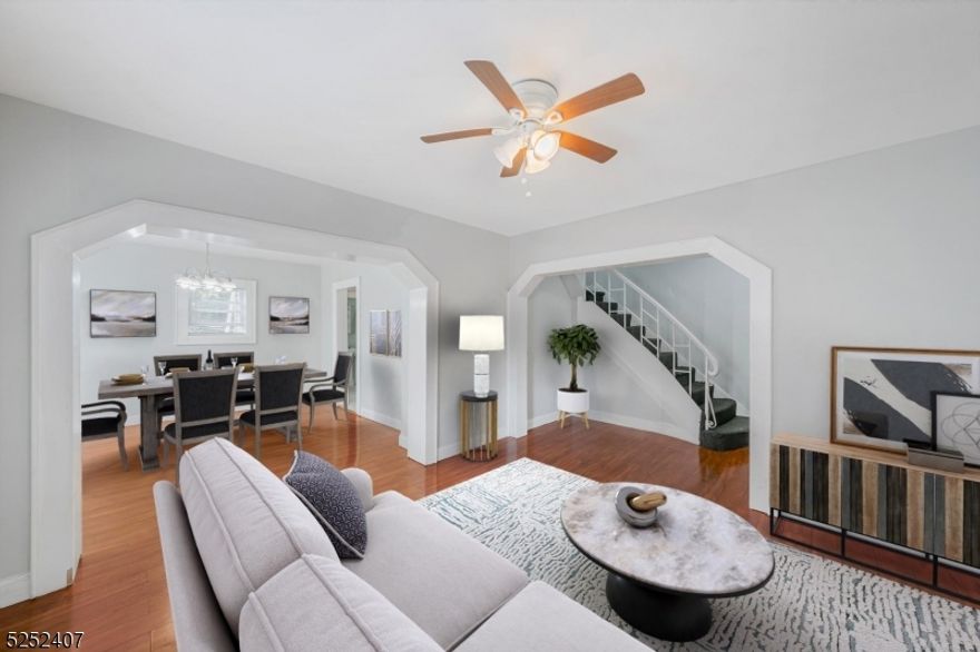 This charming Colonial home, located in North Plainfield, has undergone a stunning renovation in the last five years, ensuring a modern and comfortable living space. The property boasts three bedrooms and two full bathrooms. As you move through the home, you'll appreciate the new floors that span across the living spaces. The flooring not only adds to the aesthetic appeal but also contributes to the overall sense of cleanliness and sophistication. Fresh paint graces the interior, bringing a bright and welcoming atmosphere to every room. The neutral color palette chosen enhances the sense of space and allows for personalization with your own furnishings and decor. This Colonial home includes a finished attic, providing additional versatile space for a home office or playroom. The unfinished basement offers potential for further customization, whether you envision a home gym, entertainment area, or additional storage space.For convenience, the property features a spacious driveway capable of accommodating three cars, ensuring ample parking. Although there is no garage, the driveway provides secure off-street parking. New sewer installed from basement to street.  Situated in the vibrant community of North Plainfield, this renovated home is not just a residence but a place where modern comforts blend seamlessly with classic charm. With its thoughtful updates and versatile spaces, this property is ready to welcome you home. Close to major highways and shopping.