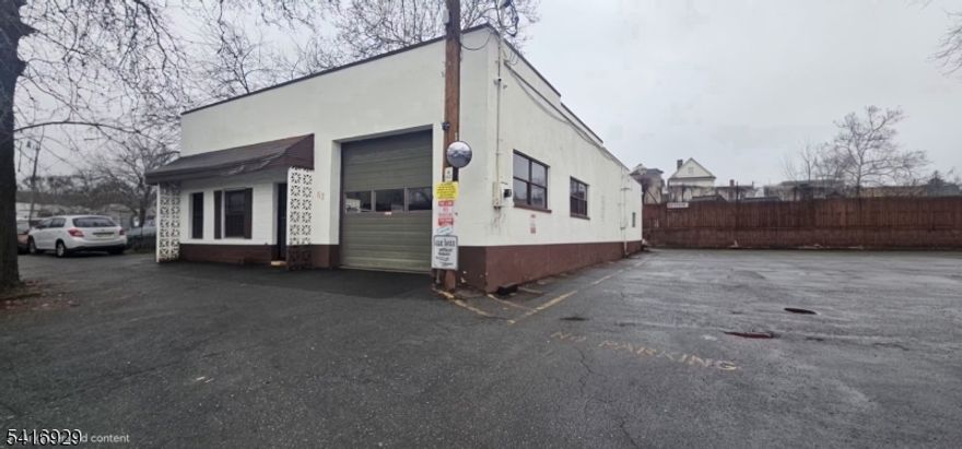 Prime commercial space offering 1,500 sq ft with 10-ft ceilings, a garage, four additional parking spaces, a private office, and restroom. The main floor features a wide-open warehouse or production area with impressive ceiling height?perfect for storage, equipment, or customized buildouts. Abundant natural light and clean lines create a flexible workspace that can easily adapt to a variety of operational needs.  The property also includes built-out private office space, providing turnkey options for administration, client meetings, or a quiet workspace while preserving the open floor area. Ideally suited for contractors, plumbers, electricians, HVAC professionals, and other skilled trades, or for a growing business seeking to establish itself in one of Belleville, New Jersey?s most active commercial corridors. Available for immediate occupancy.
