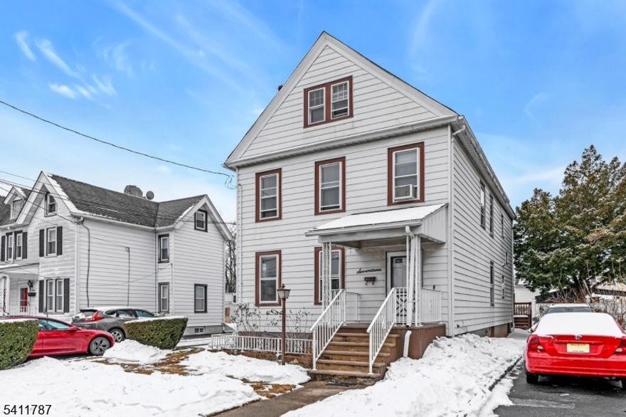 Exceptional opportunity to own a well-maintained two-family home on a quiet residential side street in North Plainfield. Whether you're an investor seeking strong rental potential or an owner-occupant looking to offset your mortgage, this property offers flexibility, space, and value. The first-floor unit features two spacious bedrooms, a bright living room, a large formal dining room, a newly renovated full bathroom, and an eat-in kitchen. The second-floor unit offers three bedrooms, a comfortable living room, and an eat-in kitchen, plus a walk-up to a huge unfinished attic with exciting potential for future expansion. Additional highlights include a large unfinished basement with laundry area and separate toilet area, a detached two-car garage, a flat fenced-in backyard, and a deck perfect for outdoor enjoyment and entertaining. A full pre-listing inspection has already been completed and is available for review, providing added transparency and confidence. A rare chance to secure a versatile multi-family property in a desirable neighborhood don't miss it!