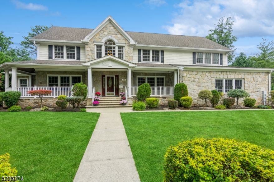 Welcome to an extraordinary 6-bedroom, 6 full , and 1  1/2-bathroom home situated on an enviable corner lot. Nestled on a generous half-acre of land, this residence offers an array of luxurious features, including a heated pool and a finished basement with a bar, kitchen, pool table, hot tub, and home office. Upon arrival, the striking presence of this home captures your attention. The meticulously maintained landscaping enhances its curb appeal, inviting you to explore further. Step inside to discover a world of opulence and refinement. The grand foyer impresses with its soaring ceilings and a dazzling chandelier, setting the stage for the rest of the property.  The first floor has two gas fire places for the den and sunroom.  The heart of the home is the large kitchen has stainless steel appliances, custom cabinetry and granite countertops.  The open-concept design allows for easy interaction between the kitchen, breakfast nook, and family room, making it ideal for casual meals or relaxed evenings spent by the fireplace. Easy access from kitchen is this outside oasis which is perfect for entertaining or a staycation.  Upstairs provides 5 bedrooms and 4 full bathrooms and walk in closets.  The primary bedroom is not only spacious but includes and enviable en-suite bathroom. Close to all schools, transportation and town. This home has it all.  Just pack your bags and become a part of this great community.