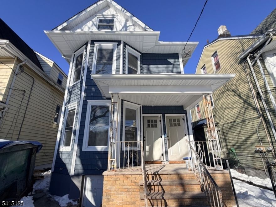 Invest wisely in this tastefully remodeled 2 family! Renovations are still in progress, and it should be finished in the next 2 weeks, new electric, new plumbing, new siding, new interior & appliances.The first floor consists of living room, eat-in kitchen, 3 bedrooms, 1 bathroom.Walk to second floor and find living room, eat-in kitchen, 3 bedrooms, 1 bath, connected with a staircase to a large open concept attic with lots of natural lights that can be used as a family room, office or large independent bedroom, with washer and dryer hookups.Each apartment has separate HVAC, gas and electric, the driveway can fit 8+ cars, 2 car garage and approx. 2300 SQFT of backyard between garage and house. This house needs nothing but a new owner to enjoy it. When you come to see it, bring your checkbook because you will fall in love!