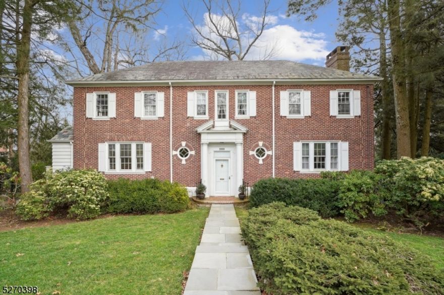 Classic brick Colonial,  circa 1930, reflects an abundance of character, style and traditional architectural enhancements. Salient features include higher ceilings, hardwood floors, fireplaces  and wood embellishments along with three levels of living space. An ideal opportunity for a Buyer interested in renovating a home in a premier location. The private rear yard offers an expanse of recreation and social outdoor space. Situated near downtown's vibrant shopping and eateries, close to NYC transporttation with easy access to the developed highway system. Most importantly, Summit is a highly rated school system. Community activity centers offered in town are The Connection, New Jersey Visual Arts Center, Reeves Reed Arboretum, YMCA, Summit's Aquatic Center and Playhouse.