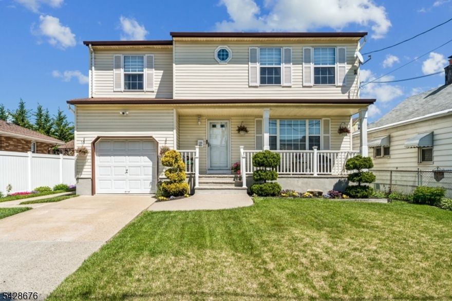 Welcome to this impeccably maintained 4-bedroom, 2.5 bathroom beauty located in Woodbridge Township. Pride in Ownership, original Owners, M/M Clean live here! Built in 1995, this beauty offers generous living spaces with large living room, formal dining room and half bath on 1st floor. BOAsts customized eat in kitchen with stainless steel appliances and plenty of cabinet space! 2nd floor leads you to spacious 4 bedrooms; Master bedroom has full bath, plenty of closet space and ceiling fans in each room. Central A/C, beautiful Hard wood flooring throughout the home and beautiful sunlight. Expansive, fully finished basement featuring laundry area, a cozy family room, dedicated home office space and an area perfect for home gym or playroom. The fenced in yard offers the perfect expansive deck for summer BBQs and fun. Enjoy morning coffee on the charming front porch. A one-car garage and driveway offers convenient parking and extra storage. Near all major highways;GSP, NJT, Routes 1,9 and 35, schools,houses of worship, Woodbridge Mall, Outer bridge crossing bridge to NY, Move-in ready and waiting for you!