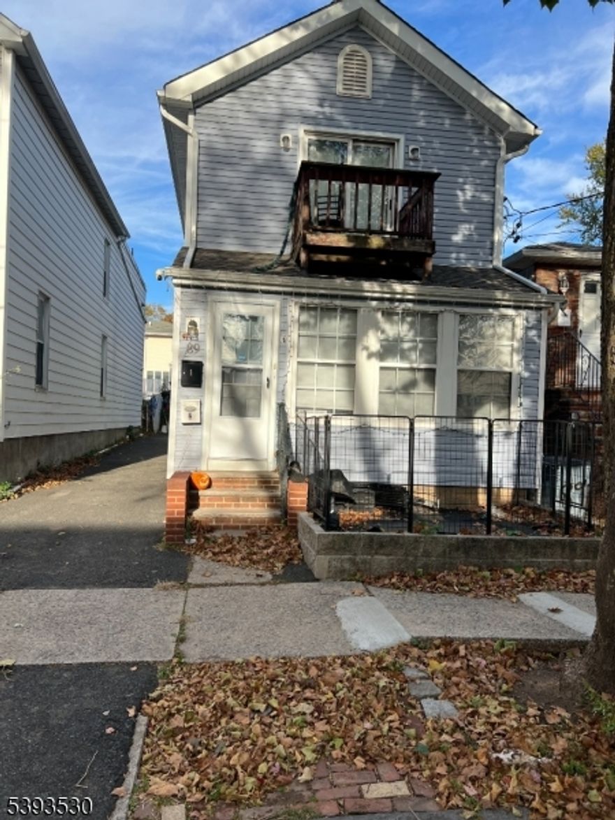 Welcome to 89 Ivy Street in Kearny, NJ   a legal two-family home offering exceptional income potential in a prime location. This property features two spacious units with separate utilities, providing flexibility for investors and owner-occupants alike. All tenants are currently on month-to-month leases, giving a new owner the ability to adjust rents to market value or reposition the property without delay. Current rents are below market, presenting a strong opportunity for immediate upside with minimal improvements. Situated on a 25   100 lot, this property is located just minutes from shopping, dining, schools, parks, major highways, and convenient NYC transportation. Whether you're expanding your portfolio or looking to live in one unit while generating income from the other, 89 Ivy Street offers both stability and growth potential in one of Hudson County's most desirable rental markets.