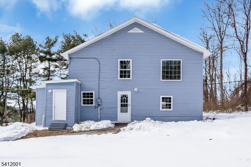 Completely renovated Colonial located in the heart of Sussex. This move-in ready home offers 3 bedrooms and 2.5 bathrooms, including a primary suite with a private full bath and walk-in closet. Recessed lighting throughout enhances the bright, modern interior, while durable laminate flooring runs seamlessly through the main living areas.The main level features a spacious family room ideal for everyday living and entertaining, along with a separate dining area. Ceiling fans are installed in the bedrooms for added comfort. An unfinished basement provides ample storage space or potential for future finishing. Generous parking accommodates multiple vehicles.Conveniently located near local restaurants, shopping, and daily essentials in downtown Sussex. Outdoor enthusiasts will appreciate proximity to Wallkill River National Wildlife Refuge and High Point State Park, offering hiking, recreation, and scenic views. Easy access to major roadways for commuting.A fully updated home offering space, functionality, and a convenient Sussex location.