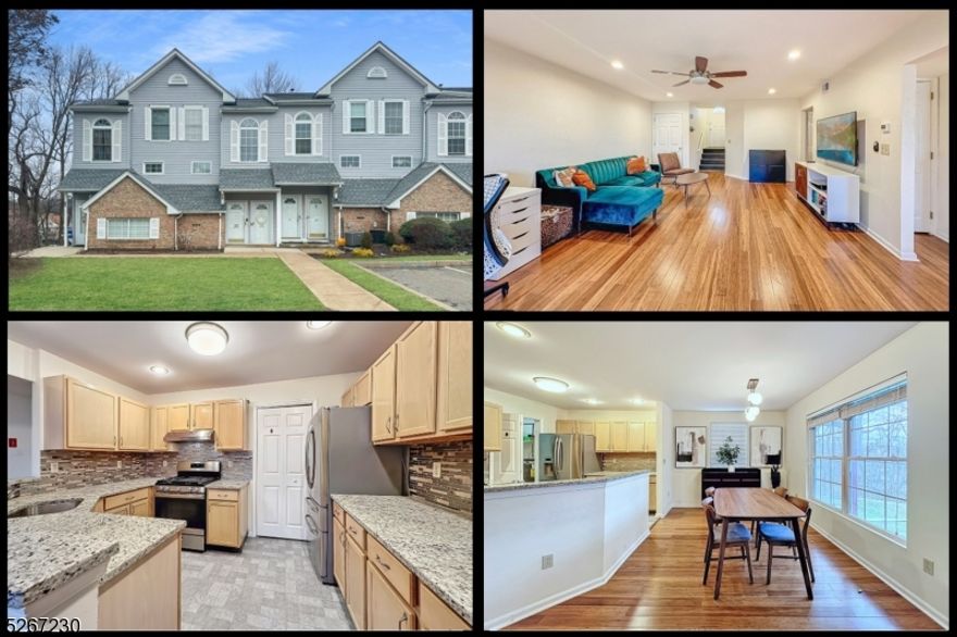 Stop Renting! Buy this amazing 1 bedroom 1.5 bath condo! All you have to do is move in! Complete with hardwood bamboo floors throughout, plus an amazing kitchen with custom maple cabinetry and granite counters. All appliances are included. You'll love the convenience of your own laundry area and the primary bedroom is complete with a full bath and huge walk in closet. Enjoy the covered patio when its warm and there is even assigned parking. And to top it all off the HVAC system is less than 2 years old. All this plus the convenience of being near route 10, route 46, shopping, restaurants, supermarkets and more.