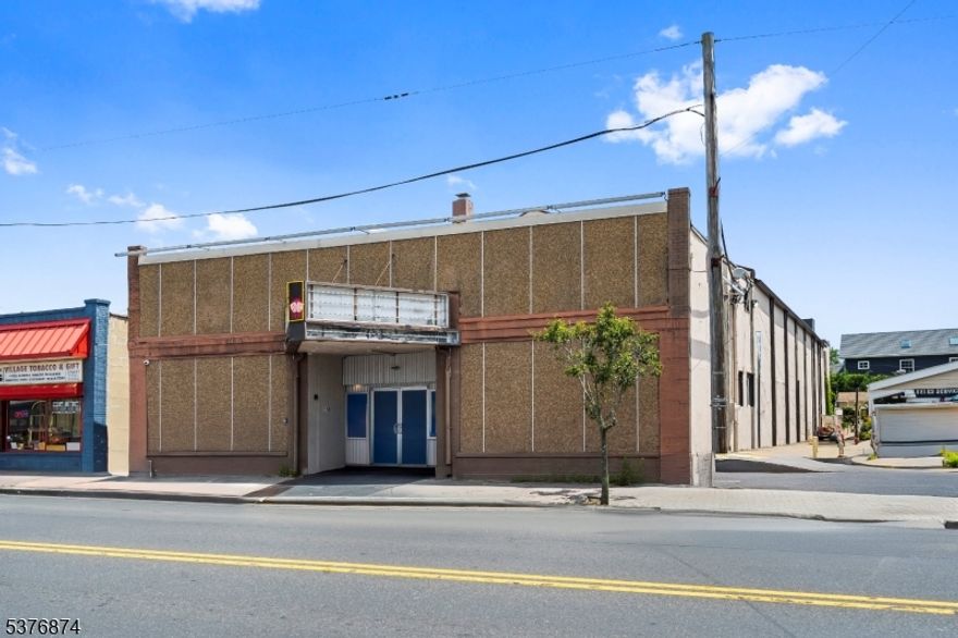 NEW BRADLEY PALACE CINEMA A Rare Commercial Offering with unlimited potential. Introducing the Bradley Palace Cinema, a premier investment or owner-user opportunity located in the heart of Bradley Beach's thriving Main Street retail corridor. This versatile property is available for SALE or LEASE, with the option to include a separately priced Class C Plenary Retail Consumption (''33'') LIQUOR LICENSE, 1 of only 5 in town. Featuring 55 feet of prominent frontage on Main Street, this property benefits from constant visibility and high pedestrian traffic. The over 7,500 sq ft of interior space is a blank canvas, perfectly suited for retail, restaurant, brewery, gallery, or professional office use. Zoned GB including residential possibilities on upper floors.The building was gutted and structurally upgraded in 2019/2020, including installation of a new roof, 400-amp electrical service, upgraded HVAC systems, and various structural enhancements, providing a strong foundation for your business or investment concept. With city-approved plans for a triplex cinema and bar/lounge with 315-seat capacity, the space offers enormous creative potential, whether repurposed as a modern entertainment venue or reimagined into a vibrant dining or retail destination.Additional development potential exists with permitted building height of up to 40 feet (three stories), opening possibilities for vertical expansion.