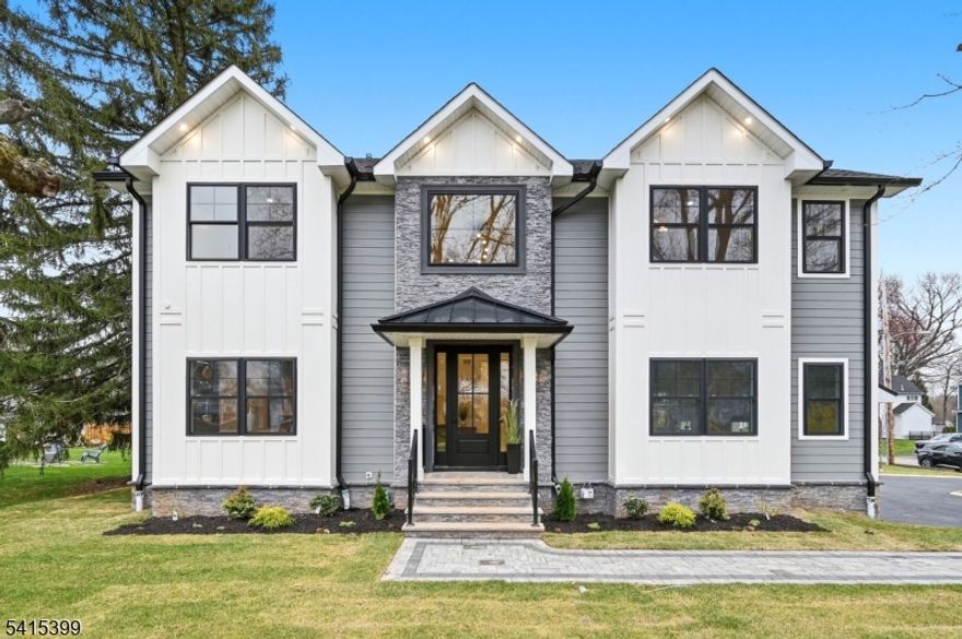 Perfectly positioned on a flat, beautifully proportioned 0.35-acre corner lot, this exceptional new construction Colonial offers 7 bedrooms, 5.5 baths, and 3 levels of refined living in one of the area?s most sought-after neighborhoods.Thoughtfully designed w/ rich hardwood floors, custom millwork, & 9-ft ceilings on the first floor, the home blends timeless style with modern sophistication.The main level is tailored for both entertaining & everyday comfort, featuring a formal living room w/ built-in speakers, a private office or first-floor guest suite w/ full bath, & a well-appointed mudroom. The dramatic family room showcases a statement fireplace & striking wood-slat ceiling, seamlessly connecting to the chef?s kitchen w/ premium appliances, custom cabinetry, & ample space for gathering.Sliding doors open to a private patio for effortless indoor-outdoor living.Upstairs, 4 additional bedrooms offer tray ceilings & beautifully finished baths, including two en-suites & a Jack & Jill.The primary suite is a true retreat, complete w/ a spa-like bath & a private office or sitting area. The finished lower level adds versatility with a recreation room, wet bar, built-in speakers, an additional bedroom, & full bath. A 3-car garage w/ EV charger & a 10-year builder?s warranty complete this exceptional offering.Every detail at 41 Orchard has been thoughtfully crafted for comfort, style, & sophistication-an extraordinary opportunity to own a brand-new luxury home in a premier location