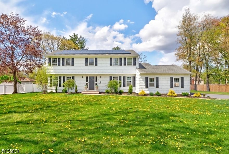 Looking for a home that still feels fresh, updated, and truly move-in ready? This oversized, stately colonial delivers with a unique floor plan and a setting that?s hard to beat.Set on a beautiful lot, the backyard is ready for summer with a deck overlooking the gunite pool and a fully fenced yard, perfect for entertaining, relaxing, or everyday enjoyment.Inside, a welcoming foyer is flanked by a formal dining room and an oversized family room that immediately shows off the home?s scale and flexibility. The space easily adapts to your needs, whether that?s a first-floor bedroom, office, playroom, or additional living area.The kitchen still shines with quartz countertops, stainless steel appliances, and abundant cabinetry, opening seamlessly to a cozy living room with a wood-burning fireplace, creating that ideal everyday flow buyers are looking for.Upstairs, the spacious primary suite features a beautifully updated full bath and a large walk-in closet tucked behind stylish barn doors. Three additional bedrooms, a hall bath, and a second-floor laundry room complete the level.The full basement offers excellent storage or the opportunity to take it to the next level and create even more living space.All of this in a prime East Hanover location, known for its highly rated schools, great community feel, and convenient access to everything. Solar panels are fully paid, adding long-term value and efficiency.