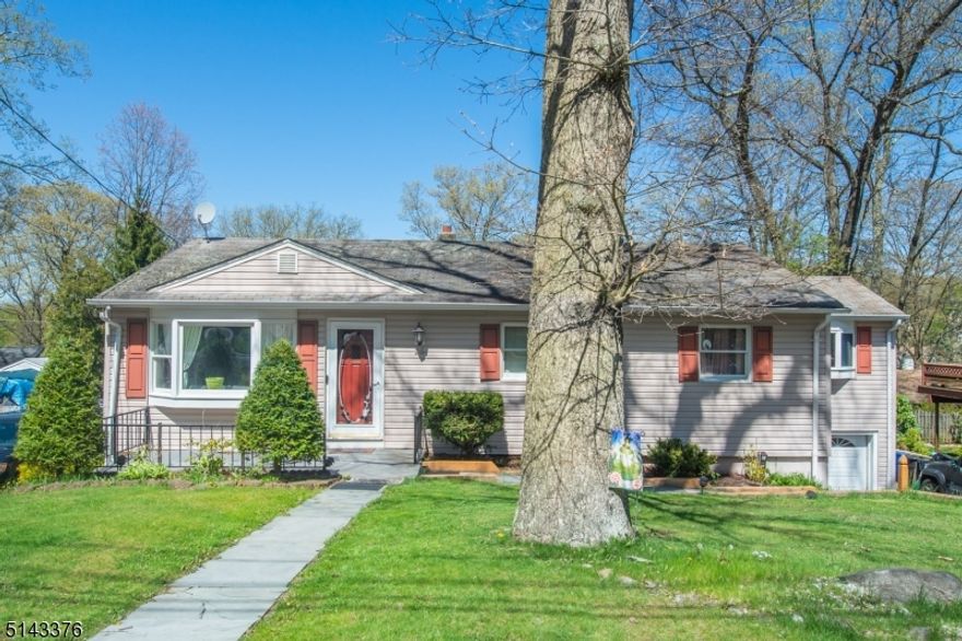 Don't miss this opportunity to own a 4-bedroom ranch in a quiet neighborhood in Hopatcong. This home is in move in condition, well maintained by the sellers! Highlights include the hardwood floors, the full finished walkout basement, beautifully maintained yard, spacious deck and patio, plenty of storage space, and convenience to major highways and public transit. Public sewer & water!