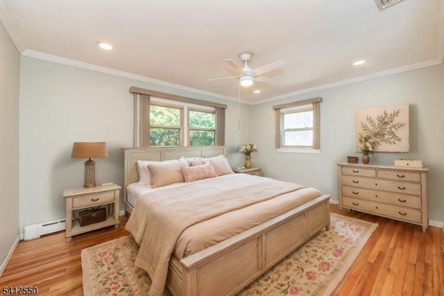 Rare Opportunity! 3-Bedroom home in Randolph Twp on 4.17 acres.Large property in Randolph Twp featuring 3 bedrooms, 2 renovated full baths, and an attached 1-car garage with expansive 12+ car driveway. Recent upgrades include a newer roof, central air, and updated water system.First Level: 3 Freshly painted bedrooms and 1 renovated full bath. First level also features a spacious eat-in kitchen w/pantry, living room w/electric fireplace, formal dining room, and a family room with an abundance of natural light. Lower Level: Large family room w/electric fireplace, cozy summer kitchen, renovated full bathroom with shower, office space, laundry area, rustic workshop, and patio access.Lots of storage on both levels, including 2 full cedar closets! All hardwood floors were recently sanded and polished.Private backyard includes large patio w/pergola surveying park-like grounds with an above ground pool and shed.This property generously combines space and privacy with a well-cared-for home in Randolph Township, a highly desirable community with a superb school system and wonderful reputation. Notes: Chimney/Flue & Pool are As-Is with no known defects. Natural gas hookup available.