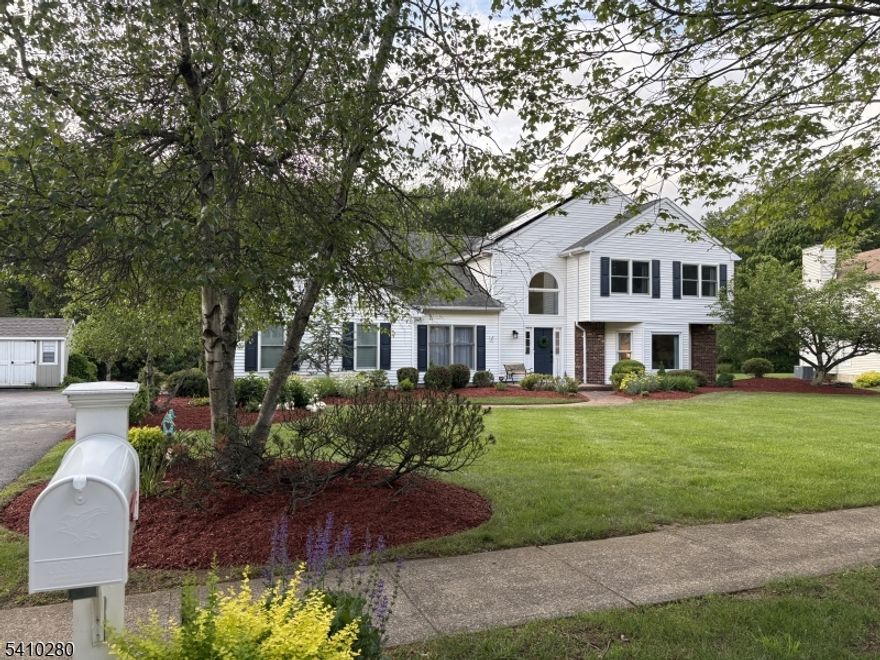 A beautifully refreshed 4-bedroom, 2.5-bath single-family home on a quiet, tree-lined street in the highly sought-after Roxbury school district. Offering 2,300 sq. ft. of sun-filled living space on a generous 0.48-acre fully fenced property, this home blends modern updates, comfort, and everyday convenience. The home has been freshly painted throughout in neutral tones (Nov 2024) and upgraded with all new efficient LED lighting, updated fixtures, and new bedroom ceiling fans. The first floor features new Lifeproof luxury vinyl plank (LVP) flooring (Nov 2024), along with tasteful trim details including crown molding and wainscoting. The kitchen includes all new appliances: washer/dryer, refrigerator, range and exhaust hood, microwave, and dishwasher. Major home systems have been well-maintained, including HVAC service in 2025 with a new UV air scrubber, filters, and vent servicing; furnace serviced 2025; and water heater installed 2022 (serviced 2025). Electrical improvements include a new electrical panel with upgrades (2025). Exterior highlights include a new vinyl fence (2025), oversized rear deck, screened-in porch overlooking the backyard, and a generously sized shed for extra storage. The home also includes a new garage door with LiftMaster opener featuring MyQ connectivity. Smart-home enhancements include Nest thermostats, Google Home integration, floodlight security cameras, and a connected video doorbell at the front entry. High-speed FiOS internet service