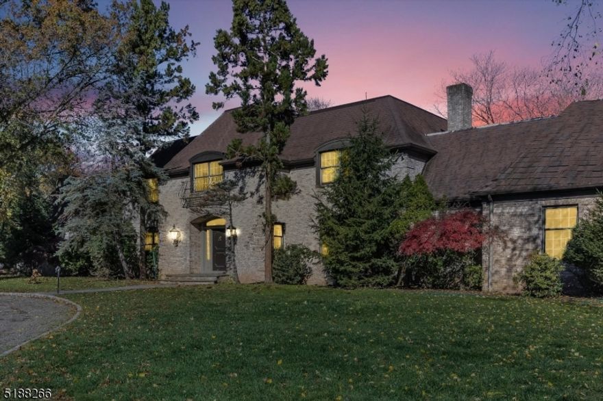 Welcome to 200 Cedar Ridge Road, affectionately known as Deer Meadow Farm, stretched over 32 acres in desirable Bedminster. Classic iron gates lead to private drive with gorgeous meadows, flanked by tree-lined backdrop. Circular driveway surrounds this custom-built home featuring nearly 7,000 square feet of living space. The grand foyer, with marble flooring & bridal staircase, provides an elegant entrance. Parque hardwood floors grace first floor. Favored rooms on main level include the library & an oversized family room with cathedral wood-beamed ceiling, custom stone fireplace & built-in wet bar. Expansive kitchen with significant sized island, peninsula & separate dining area provides the perfect canvas for your dream master chef design. Natural light pours through the numerous sliding doors & picture windows that overlook stone paver patio & acres of green space. Second floor boasts four bedrooms, each with its own full bathroom and walk-in closet(s). Primary bedroom has attached private, multi-use room, perfect for a nursery, office, sitting room, or exercise room. Partially finished basement runs the entire length of the home, accessible from foyer or attached two-car garage. Quaint four-stall horse barn, storage shed & two-bedroom caretaker home with built-in three-car garage compliment the main residence. This property was proudly designed and owned by one family for three decades and is ready for its next iteration through the eyes and vision of its future owners.