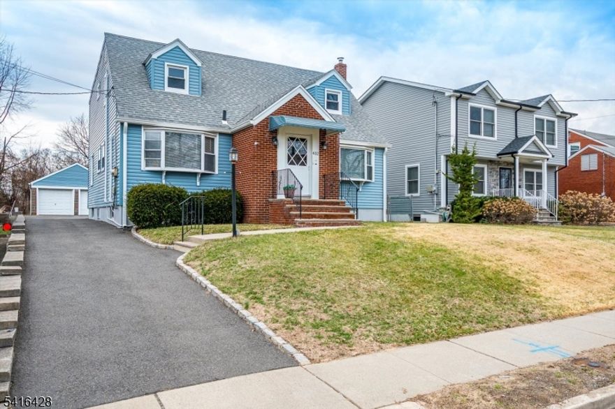 Beautiful large first floor renovated apartment with full finished basement including all utilities except electric. The first floor features a living room with bay window, formal dining room, sun room, newer kitchen, newer bath and 2 large bedrooms. Hardwood floors and recessed lighting throughout the first floor. Central air mini split ductless units-multi zone.The full finished basement has a large family room and additional room for an office or hobby room. The basement has new flooring and recessed lighting. Exclusive use of the basement, washer and gas dryer hookups. This unit comes with a one car garage (right side), backyard and patio. Off street parking and shared driveway.  Landlord is including the heat, gas, water and garbage. Tenant only pays electric. No pets. NTN tenant application required and proof of payment. Immediate availability. Excellent location close to Kenilworth border, close access to GSP, Rt 22,Rt 78 as well as train and bus lines.