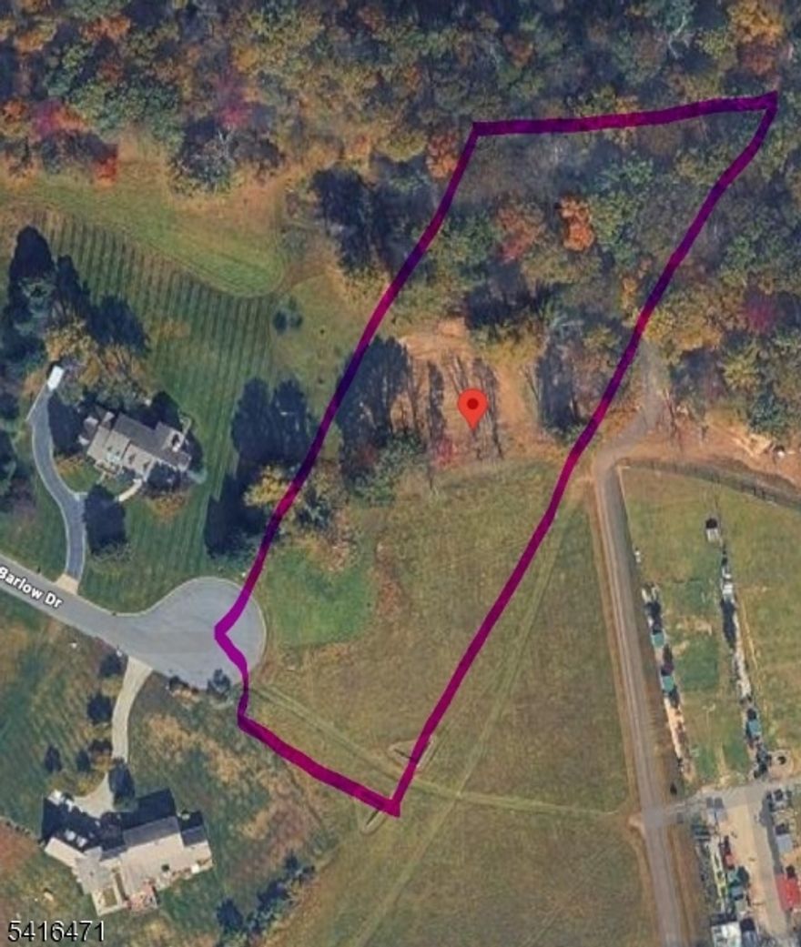 A rare opportunity to build your dream home at the end of a newer cul-de-sac in one of the most picturesque and desirable towns in Hunterdon County. Set in a quiet rural location, this 3.3-acre parcel offers 272 feet of road frontage and features level, undeveloped land providing the perfect canvas for your custom home and outdoor living space. Natural gas is available in the street, adding convenience for future development. Enjoy privacy, peaceful surroundings, and plenty of room to create the property you've always envisioned. A septic design is on file and approved, helping streamline the building process. Buyers and their agents are responsible for conducting their own due diligence regarding permits, approvals, and intended use.