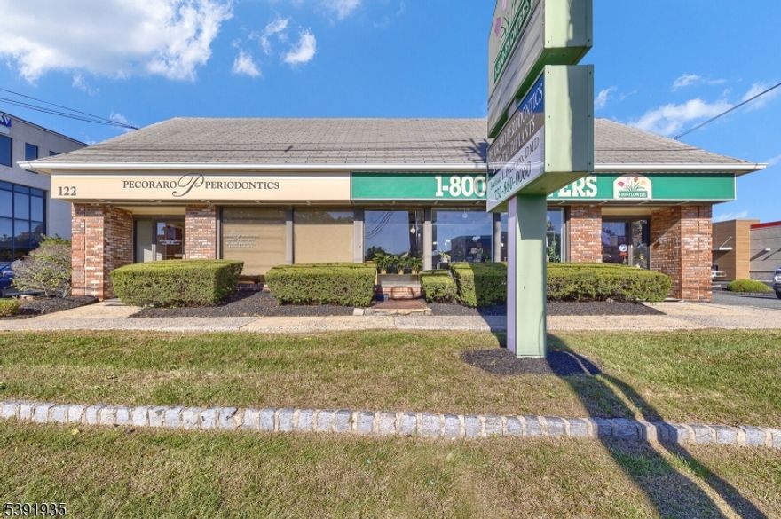 Location, Location, Location! Incredible opportunity to own a high-visibility commercial property in the heart of Clark, just off Garden State Parkway Exit 135 (North & South). This prime site offers excellent exposure on a well-traveled road ideal for office, retail, or professional use (verify permitted uses with township).Surrounded by national retailers and shopping centers including Whole Foods, Clark Commons, Marshalls, and major banks. Minutes to Hyatt Hills Golf Course, dining, and public transportation.Features private parking lot with 25 spaces. Rare chance to establish or expand your business in one of Union County's most accessible and thriving commercial corridors. Zoned for light commercial use. Possibly to build up. Buyer to confirm with township. New Roof!