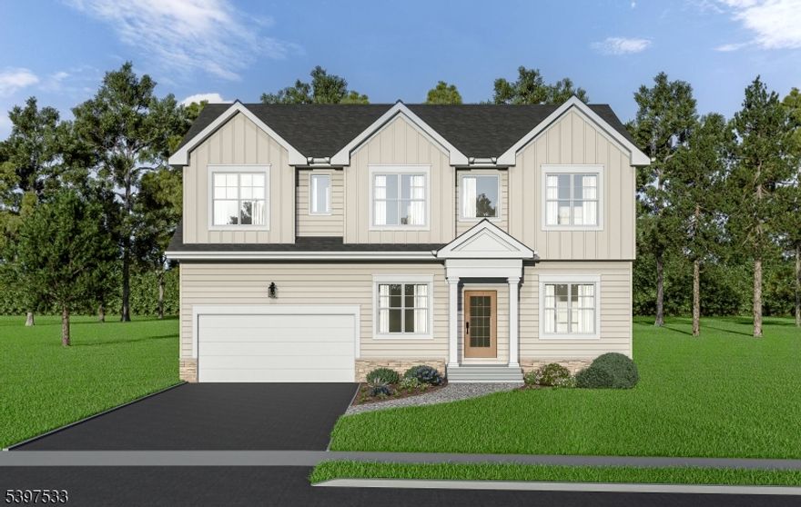 Brand New Construction built and designed by Blue Print Construction Builders.  Work with our design team to SELECT FINISHES and CUSTOMIZE.  Offering over 3,100 sq ft of Finished Living Space spanning three levels. Grand Foyer w/20ft ceilings and detailed Herring Bone HW floors, 1st Floor 10ft Ceilings, 9ft Ceilings on 2nd Fl & Basement. Impeccable Craftsmanship and Detailed Moldings throughout.  Formal Dining Room, 1st Floor Guest Suite, Large Family Room w/gas FP & Sliders leading to outdoor patio. Impressive Kitchen with High End w/SS Appliances, Large Center Island, Quartz Counters & Double Stacked Cabinetry. Pantry and Mudroom complete 1st floor.  AMAZING Second Floor Primary Suite w/ High Tray Ceilings, Walk-in Closet and a Relaxing Spa Inspired Bath. Three spacious secondary bedrooms, one En Suite, a Hall Bath & Laundry Room complete 2nd floor. Finished Basement with Large Recreation Room, Full Bath, Wet Bar, Office/Gym and Flex Space. 10 Year Builders Warranty.  Close to shopping, schools, houses of worship and all major highways.  March/April 2026 Completion.