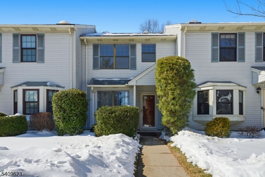 Welcome to 303 Maplecrest, an east-facing, beautifully maintained townhome in the desirable Maples community of Edison. This 2 bedroom, 1.5 bath home offers a comfortable, functional layout and has been exceptionally well cared for. Recent upgrades include brand new flooring and fresh paint throughout both levels, a brand new HVAC system, and a new dishwasher, making this home near move-in ready. The main level features an eat-in kitchen, a convenient powder room, and a spacious living and dining room combination filled with natural light. Upstairs, skylights bring in even more sunlight, creating bright and inviting bedrooms and bath spaces. You'll also find a full bathroom with double vanity and a conveniently located laundry closet. Additional highlights include forced air heating, central air conditioning, ample storage, and a private brick patio with no neighboring homes directly behind, offering added privacy and a peaceful outdoor setting. Situated in a quiet section of the community while still close to North Edison schools, shopping, major highways, and public transportation, this home delivers both comfort and convenience. A well-updated opportunity in a consistently sought-after location.