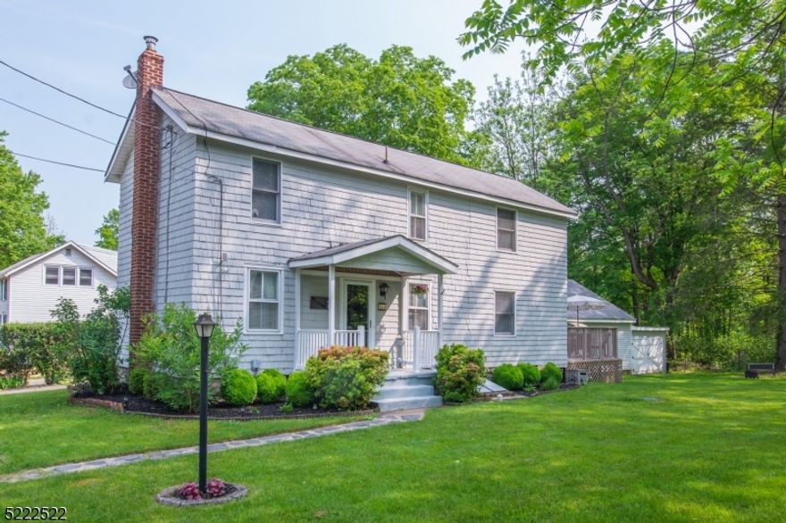 Beautiful memories were made here.  Welcome home to this lovely two bedroom Colonial in the desirable area of Long Valley, Washington Twp., Morris County! Absolutely charming home with new flooring on the first level, living room, dining room, spacious eat in kitchen with granite countertops & pantry, stainless steel appliances, ceiling fans & natural lighting throughout. Second level has ceiling fans with two large bedrooms, new carpeting, nicely decorated, walk in closet, den/office, full bathroom.  Full basement, oversized two car garage, walk up loft for additional storage, large shed, deck, beautifully landscaped, new garage doors, newly painted open porch, parking for six cars, evergreen lawn, 1/3 acre, great, quiet neighborhood, excellent school district, well maintained, newer septic & low taxes.  All room sizes are approximate.  Zip code is Port Murray for mailing purposes only.