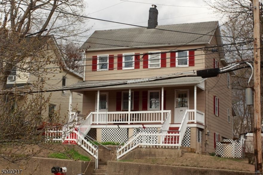 This multi-family property presents a great opportunity for both investors and owner-occupants. Town recognized, 2 family property with 2 beds, 1 bath and laundry in each unit. Off street parking, a fenced in shared backyard and rocking chair front porch. Just one block to Lake Musconetcong and 0.5 miles to Netcong NJ Transit train station. Conveniently located just moments from both Stanhope's Main Street and Netcong's Main Street, with access to restaurants, grocery and entertainment. Easy access to Rt 80, Rt 206 and Rt 46. Cameras on premises. Sqft approx and per tax records.