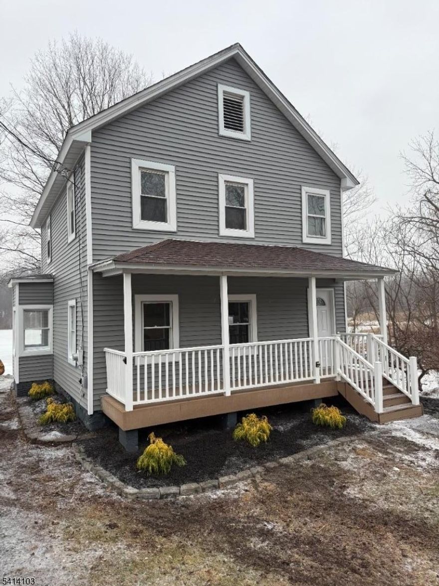 Welcome to this charming 1880 Colonial on Clove Acres Lake, offering timeless character and scenic waterfront living. This 3-bedroom, 1 full bath home features brand new exterior siding, freshly finished original wood floors upstairs, and fresh paint throughout. Relax on the inviting front porch, with the backyard offering peaceful lake views and direct waterfront access. The spacious lot provides plenty of room for outdoor enjoyment and privacy. A walk-up attic provides additional storage. Public water and septic. Conveniently located on Route 23 for easy commuting while enjoying lakefront living.