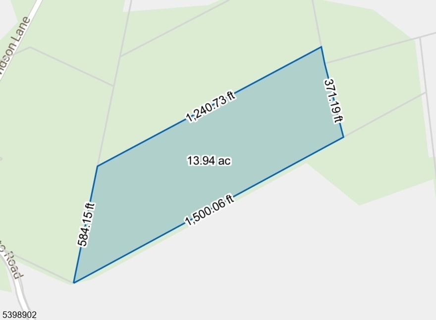 14 Acre wooded lot in quiet country location