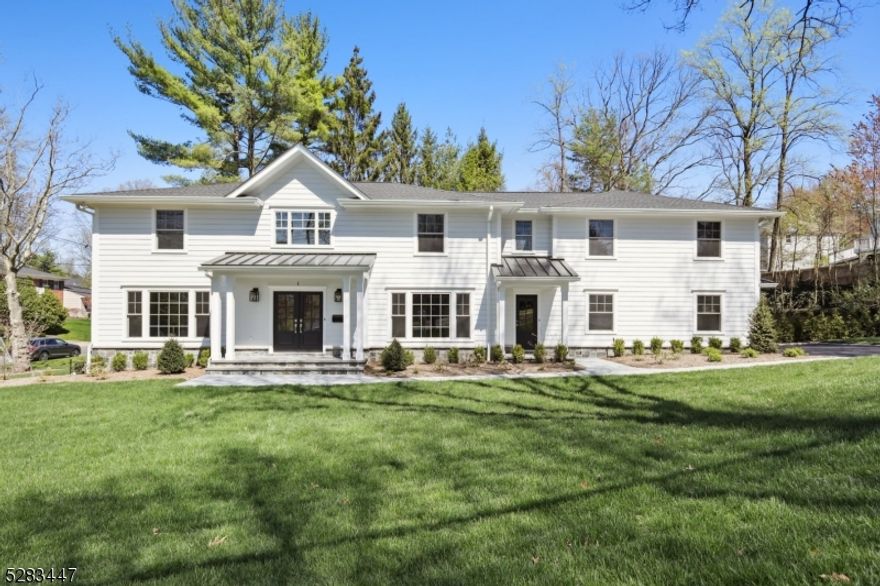 Welcome to this exquisite completely renovated & expanded CH Colonial situated in a prime location! Just completed by a local, established builder with meticulous attention to detail, this stunning home features an ideal floor plan & beautiful finishes throughout...delivering the perfect blend of elegance, comfort & style! ALL NEW electrical wiring, HVAC, plumbing, insulation, HW floors, roof, windows, siding & more deliver peace of mind for the savvy Buyer! The 1st floor features a gourmet Kitchen w/crisp white cabinetry, quartz counters, huge island, high-end SS appliances (Subzero, Wolf),custom pantry, French sliders to patio; Mudroom w/custom bench/cubbies; Butler's Pantry w/wine fridge &bar sink; Full Bath; airy formal LR&DR; Office/Guest Bedroom; Inviting FR w/vaulted ceiling, fireplace, shiplap accents, custom mantel & built-in bookshelves. The fabulous 2nd floor reveals a sumptuous Primary Suite featuring a tray ceiling, beautiful accent wall, 2 custom walk-in closets, spa-like bath w/freestanding soaking tub, double vanity, large luxurious shower & water closet; 3 additional BR's each with custom walk-in closets & en-suite baths & Laundry Rm complete this level. Don't miss the spacious finished Basement w/large Rec Room w/wet bar, full bath, Exercise Rm & Office/Playroom. Private, level backyard w/lovely patio offers the perfect setting for outdoor entertainment & fun! Truly a DREAM home in a FABULOUS LOCATION! Perfect for the most discerning Buyer. UNPACK & ENJOY!