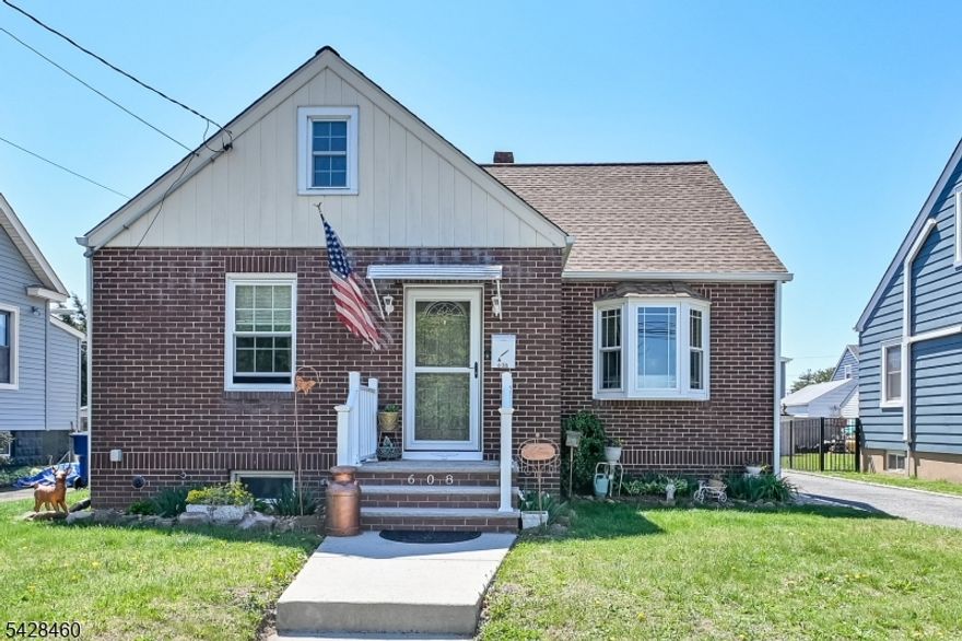 Do not miss this opportunity to call this all brick charming 3-bedroom Cape Cod home sweet home! This home offers a blend of classic style with a peaceful feeling. Beautiful hardwood flooring on the first floor, large eat-in kitchen with a beautiful garden window & 2 nice size bedrooms & full bathroom. The primary suite is located on the second floor with private bathroom and 2 closets and additional storage. Enjoy the cozy enclosed rear sunroom or the partially finished basement! The oversized 2 car detached garage is perfect for the car buff, extra workspace or storage. Close to schools, Rutgers, shopping, trains New Brunswick entertailment venues.