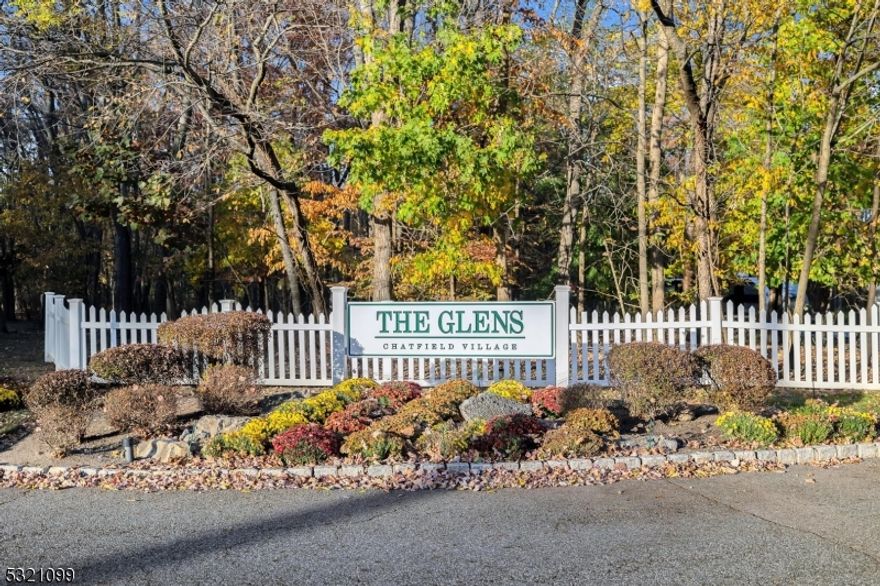 Just Listed: Charming Ground-Level Condo [no stairs] with Serene Views in The Glens, Pompton Plains! Discover tranquility in this quaint, one-bedroom condo in the highly sought-after Glens community. Enjoy a peaceful and private setting with wooded views, just steps from the walkway for convenient, direct access to the unit.  The inviting living room and dining area both feature large windows, showcasing beautiful forest scenery and offering access to a cozy deck perfect for morning coffee or evening relaxation. The updated galley kitchen features stainless steel appliances and granite countertops. There is a convenient stackable washer and dryer for added ease in the utilty room. A warm gas fireplace in the living room adds to the ambiance, creating a cozy retreat any time of year. This gem combines serene living with easy accessibility, making it ideal for those seeking both charm and comfort in a prime Pompton Plains location. Buyer to confirm maint. fee, any assessments, pet policy and application fee.