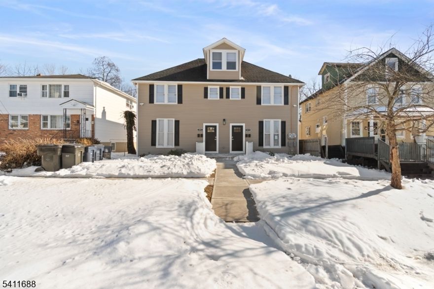 Fully renovated 2-bedroom, 1-bath residence offering modern comfort, abundant natural light, and thoughtful design throughout. This unit features recessed lighting, statement windows in the primary bedroom, and a clean contemporary interior. The kitchen is equipped with new stainless steel appliances, quartz countertops, and sleek modern cabinetry designed for both beauty and everyday function. Additional highlights include an in-unit washer and dryer, private rear patio, access to a large shared backyard, and a high-efficiency HVAC system providing both heating and central cooling. Conveniently located within walking distance to the Netherwood train station, near express bus lines and transportation to NYC, and close to the newly opened pickleball center on North Avenue, with easy access to Route 22 shopping and dining. Elevated living awaits.