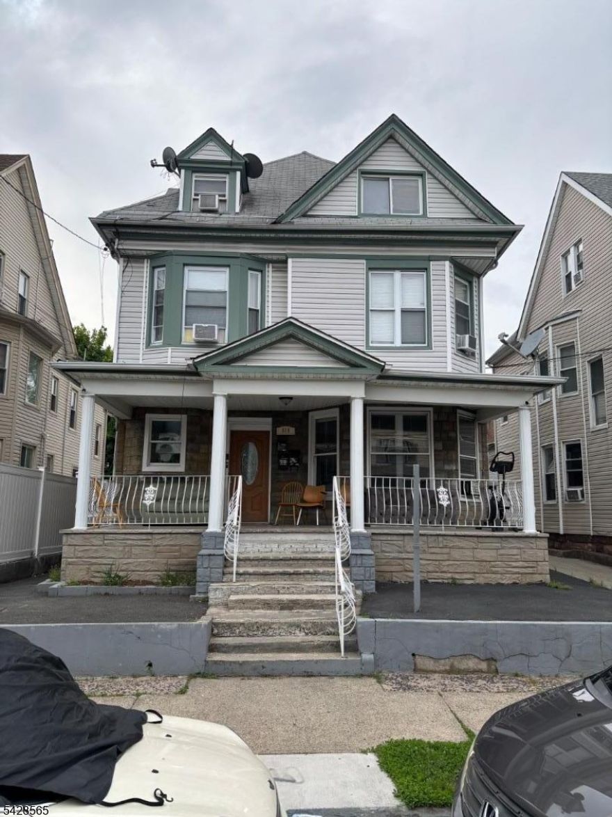 Excellent 2 family house located in Paterson. The 1st floor and 2nd floor feature similar layouts with a living room, eat-in kitchen, 3 good size bedrooms and a full bathroom. The basement is fully finished with a family room and 1 full bathroom. Attic is finished with a full bathroom. Big backyard, perfect for entertaining. Conveniently close to shopping, parks and transportation.