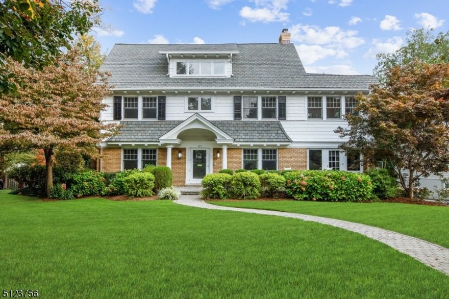 The quintessential colonial on one of Montclair's most beloved streets!  Situated on over 1/2 acre of idyllic grounds with gorgeous flowering plants, specimen trees, spacious paver patio, deep yard with so much room for play and a beautiful, heated saltwater pool - your personal oasis.  Just a short distance to Watchung Plaza's shops, restaurants & Midtown Direct train/bus, so close to wonderful Edgemont Park.  Enjoy the town's July 4th parade right from your front porch!Inside this gracious home are rich wood floors, cove ceilings, great WFH space.  The heart of the home is the incredible kitchen which opens to a thoughtfully planned great room addition with volume ceiling and fabulous views of the outdoor paradise that awaits you! Definitely a chef's delight, the kitchen boasts a plethora of crisp, white custom cabinets, top-of-the-line SS appliances including two dishwashers, deep famers sink, huge center island with breakfast bar and loads of prep space, separate wet bar area with ice machine & wine fridge.  Incredible space with office & sunroom on 1st & playroom on 2nd.  Lovely primary with walk-in closet & en-suite, updated bath.  Updated baths throughout.  Fabulous LL with media room, wine cellar & recreation room.  Backyard is heavenly - no other word to describe it!!!  Large paver patio PLUS so much yard PLUS serene saltwater pool - A TRIFECTA!  Enjoy this vibrant, sought-after town!